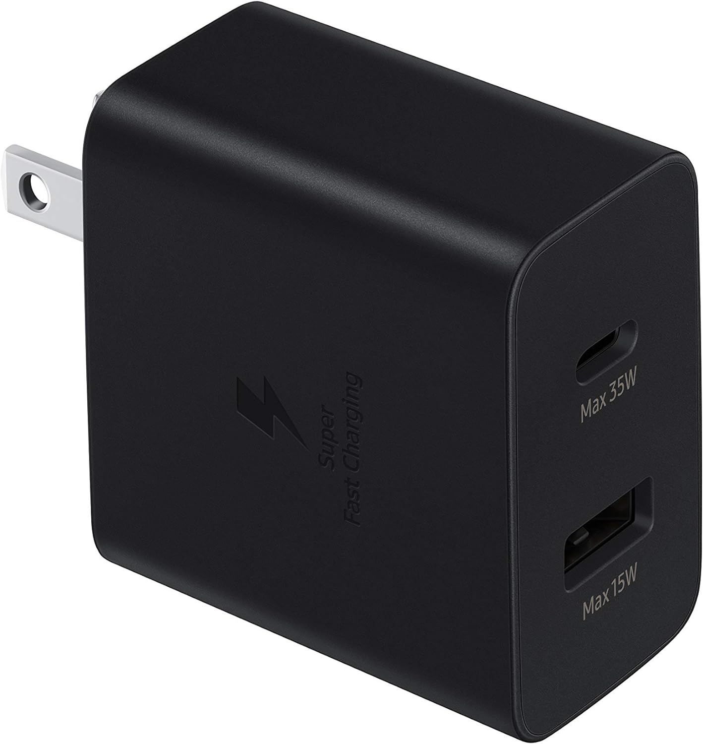 Adaptateur de voyage de chargeur de prise murale d'alimentation de charge rapide USB-C à double Ports 35W