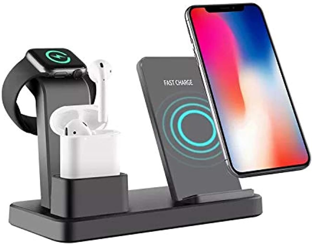 3 in 1 Magnetic Wireless Charger Dock Stand Station