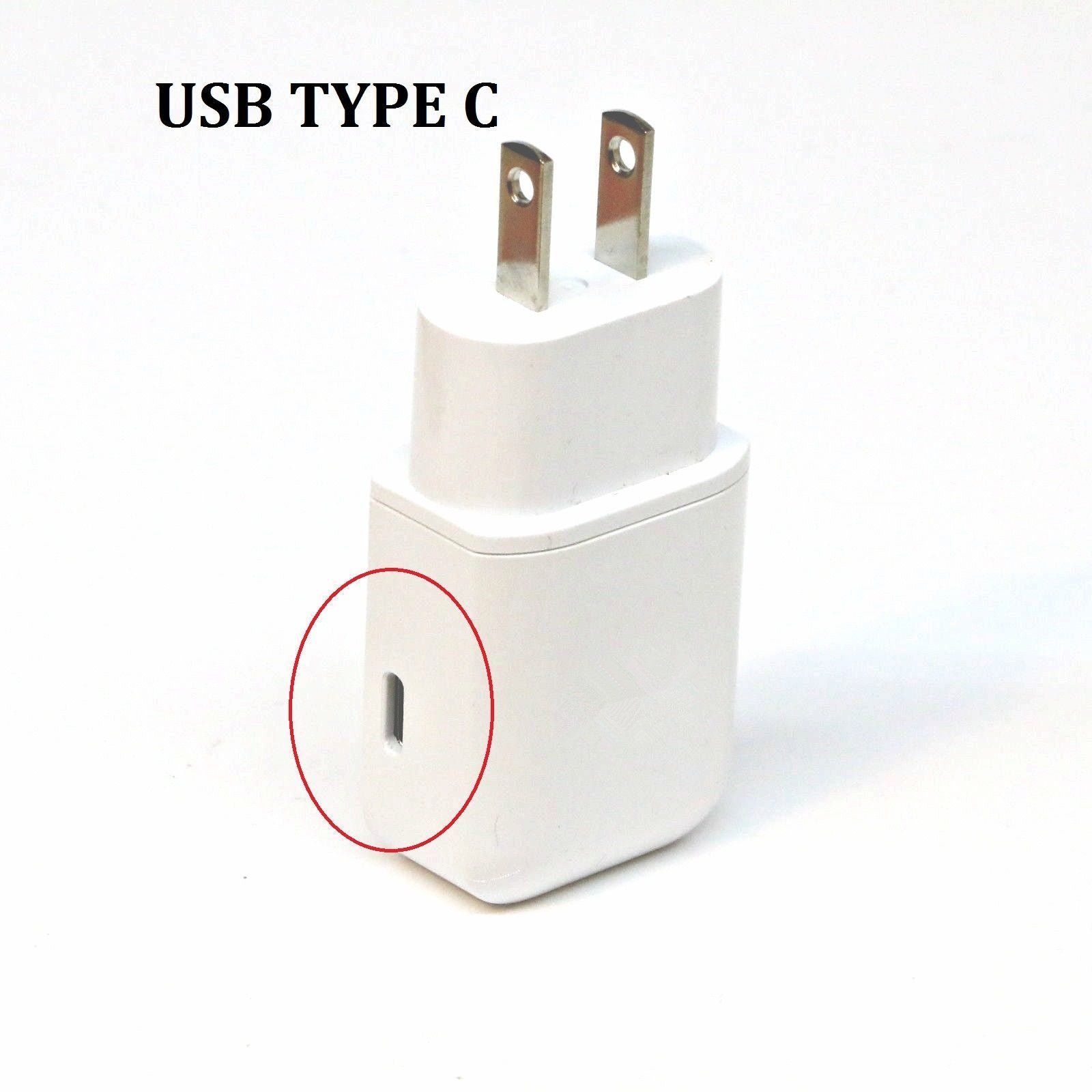 (18W) USB-C Fast Charging Power Adapter Wall Charger