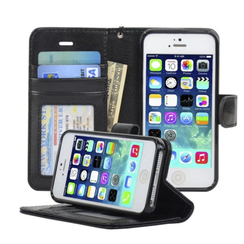 Leather Folio Wallet Case for iPhone 6 / 6S