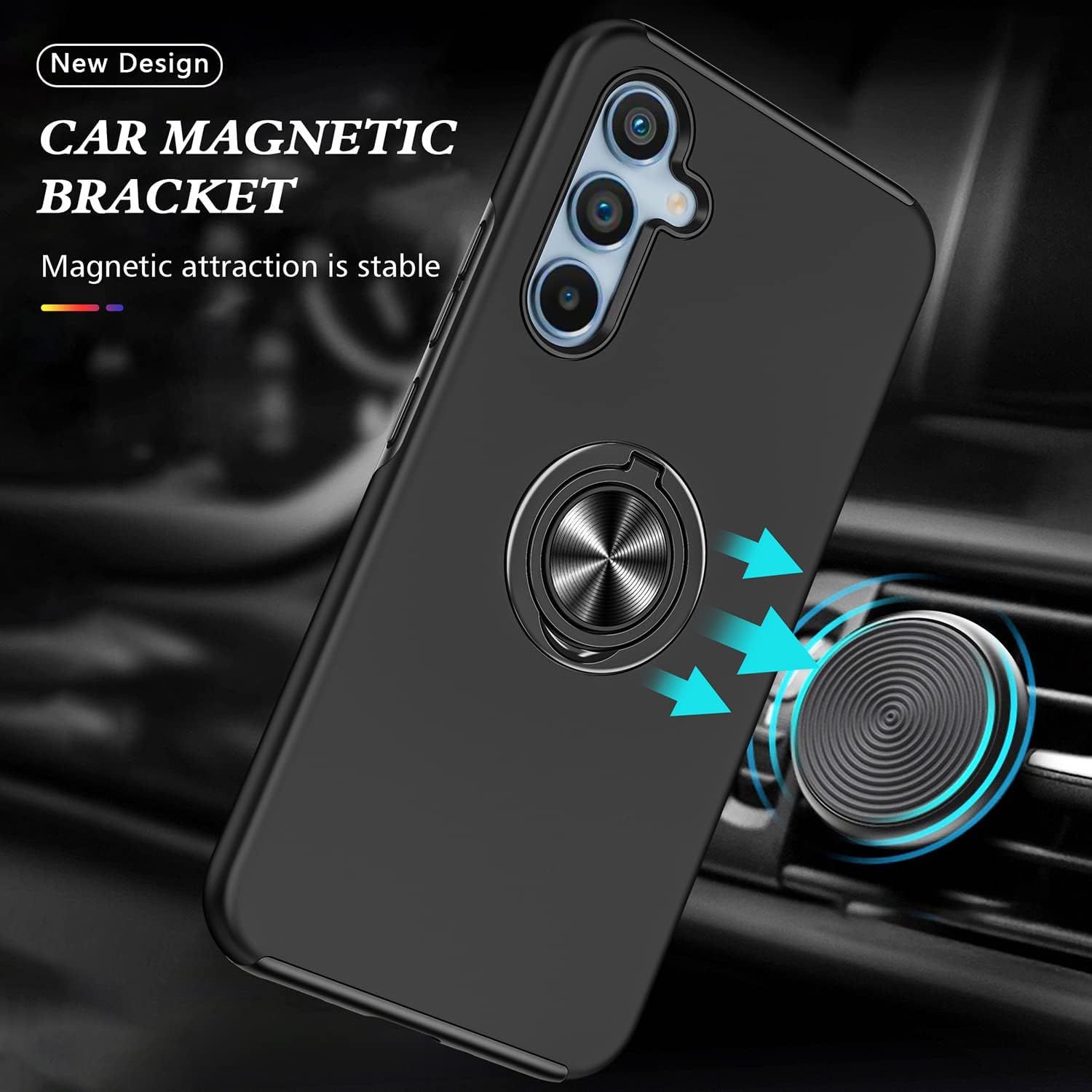 Hybrid Magnetic Invisible Ring Case for Samsung Galaxy S20 FE