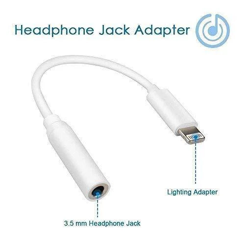 Lightning to 3.5mm Audio Jack Headphone Adapter Connector