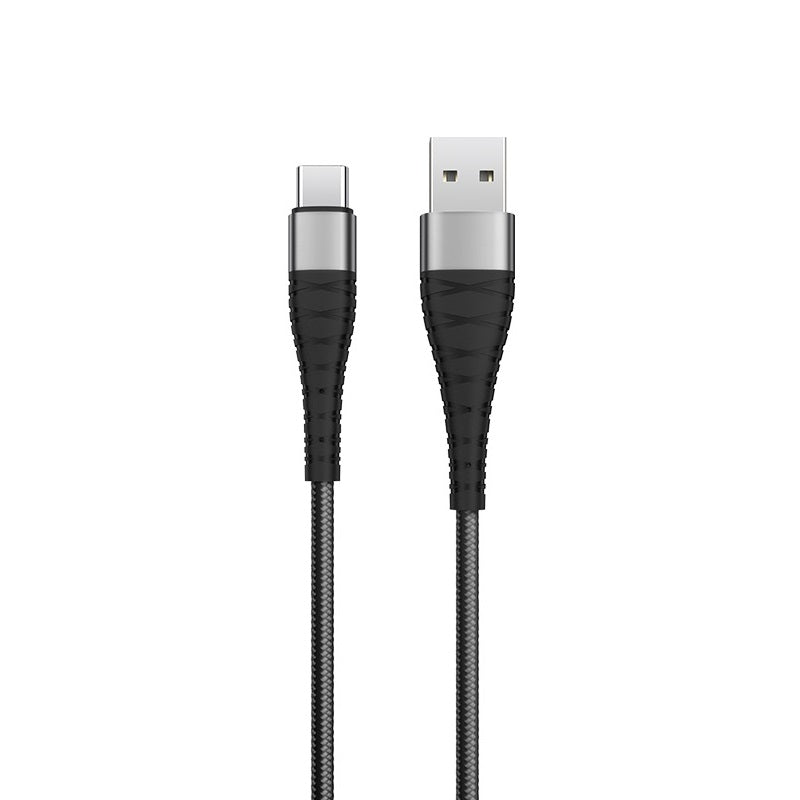 Câble de données de charge rapide USB-C tressé en nylon (1 m)