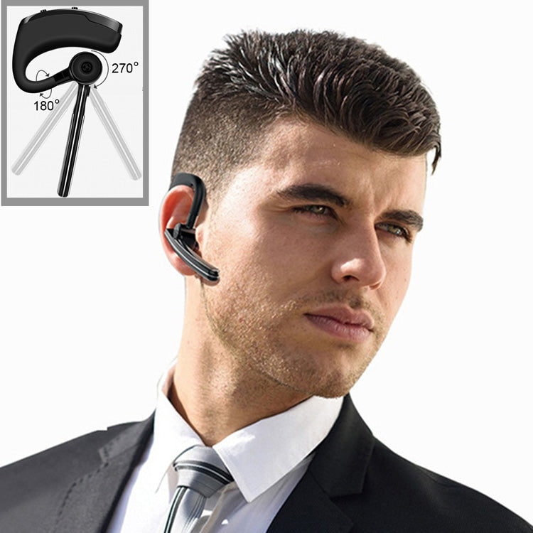 Wireless Bluetooth Headset Handsfree Earphone Hook In-ear Stereo Noise Cancellation & Mic