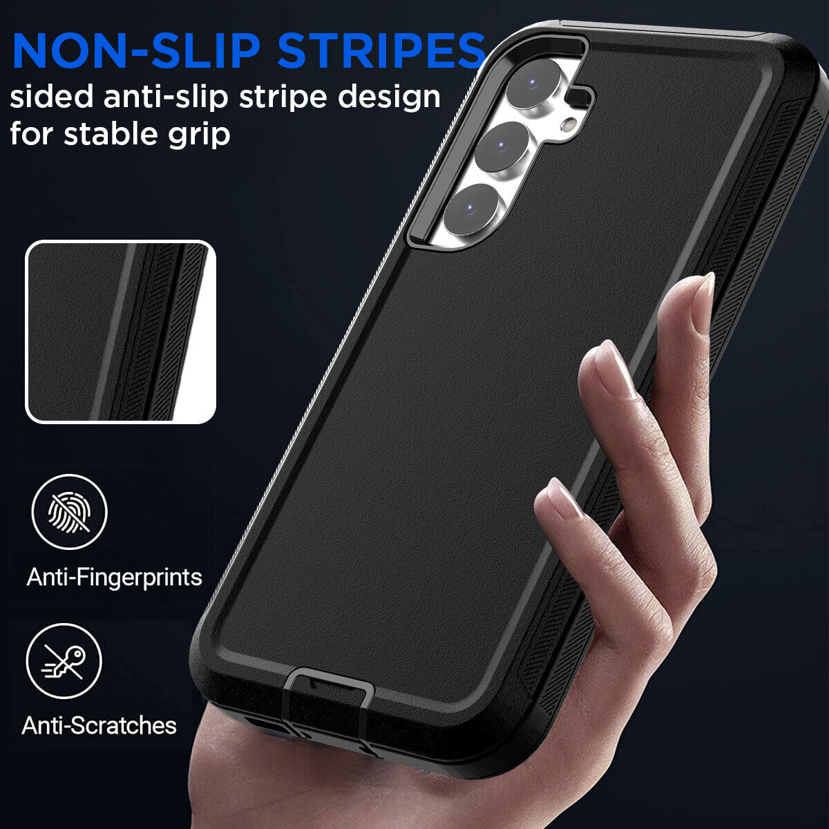 Shockproof Defender Case for Samsung Galaxy S24