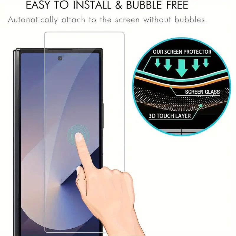 (2 Pack) Tempered Glass Screen Protector for Samsung Galaxy Z Fold 6 5G