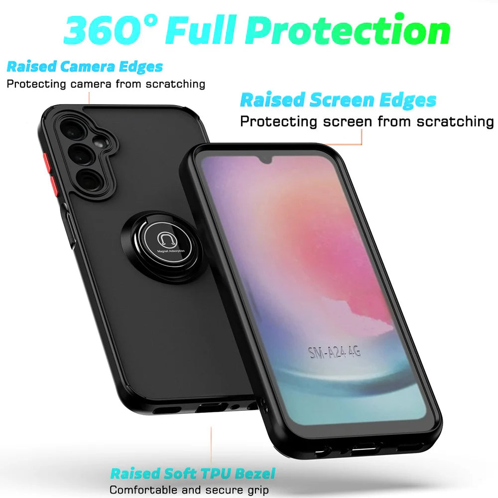 Matte Ring Case for Samsung Galaxy A15 5G