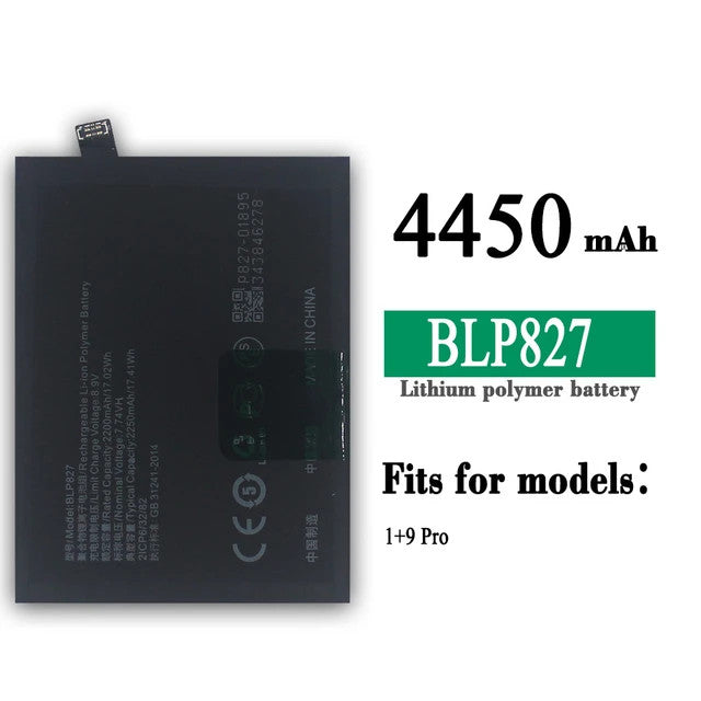 Replacement Battery for OnePlus 9 Pro, BLP827