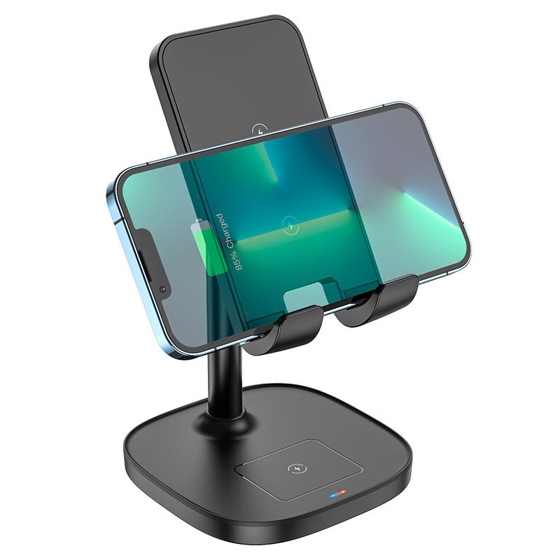 (15W) Wireless Charger Desktop Phone Holder Mount Cell Phone Stand