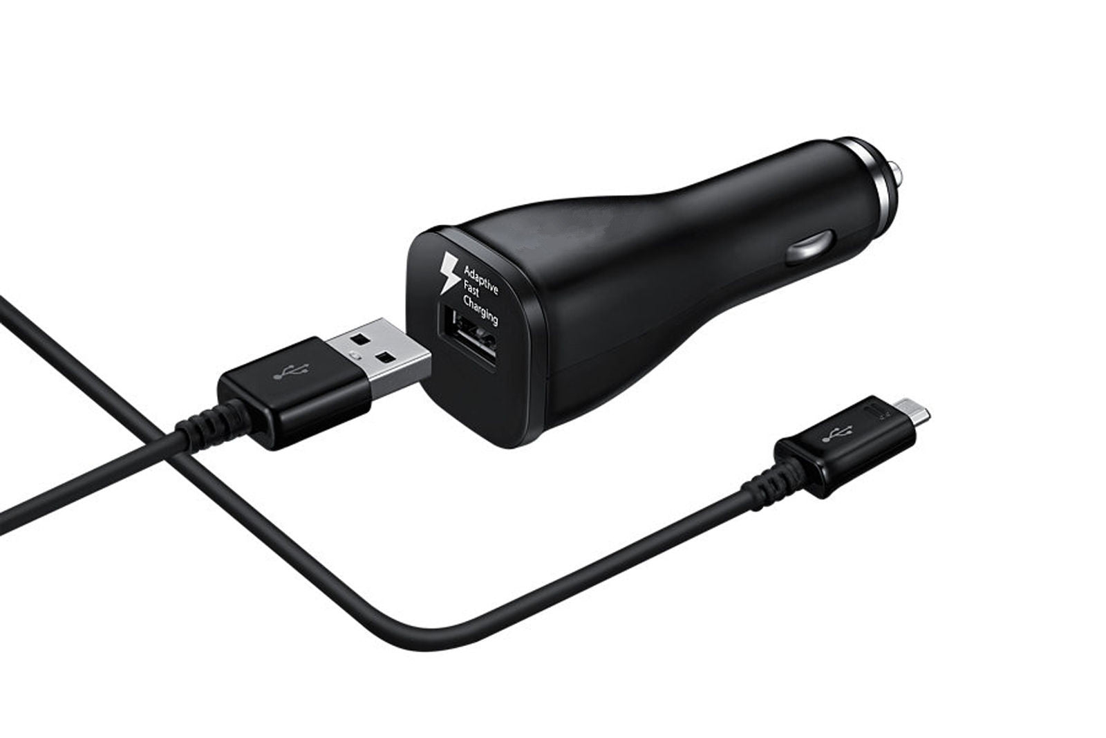 Chargeur de voiture à charge rapide Samsung 15 W et câble micro USB (1 m)