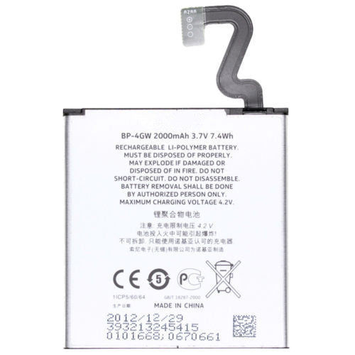 Replacement Battery for Nokia Lumia 920 920T, BP-4GW