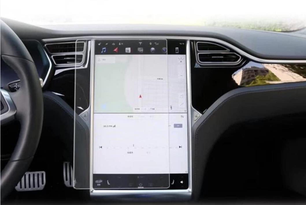 Protecteur d’écran en verre trempé pour Tesla Model X 2016-2020 Dash Navigation 