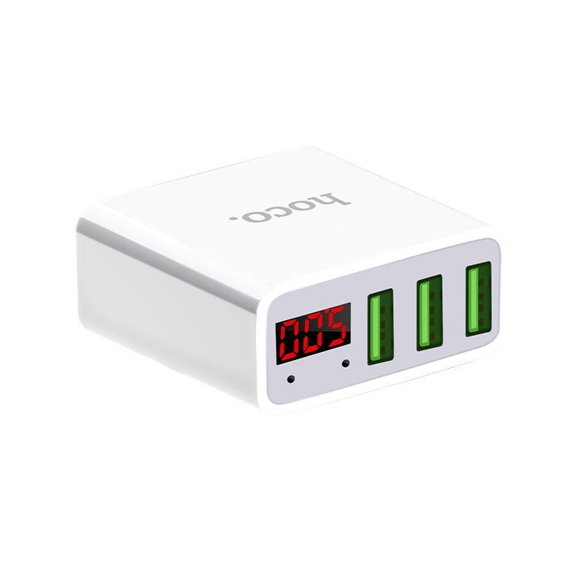 Triple USB-A Ports Power Wall Plug Charger Travel Adapter