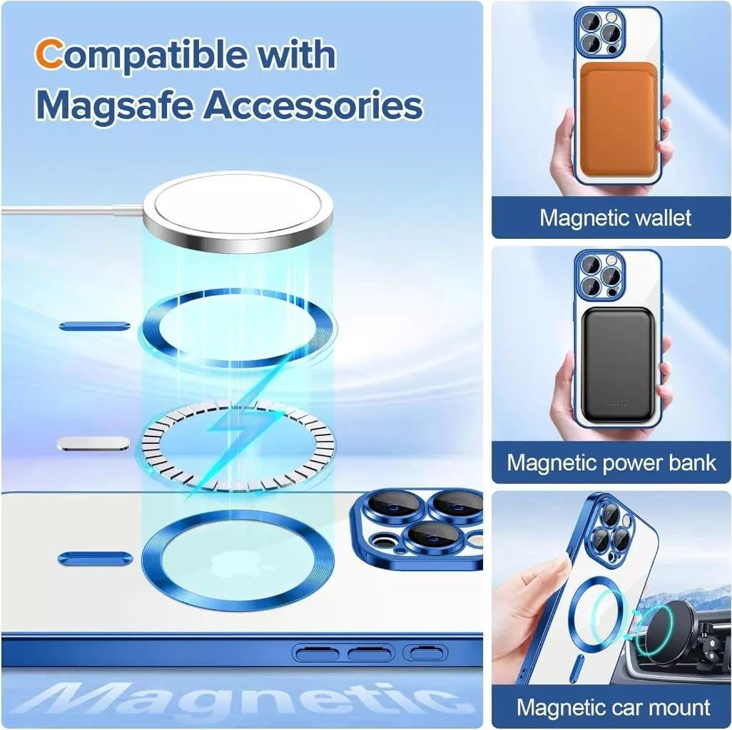 Coque magnétique MagSafe pour iPhone 16 Pro Max