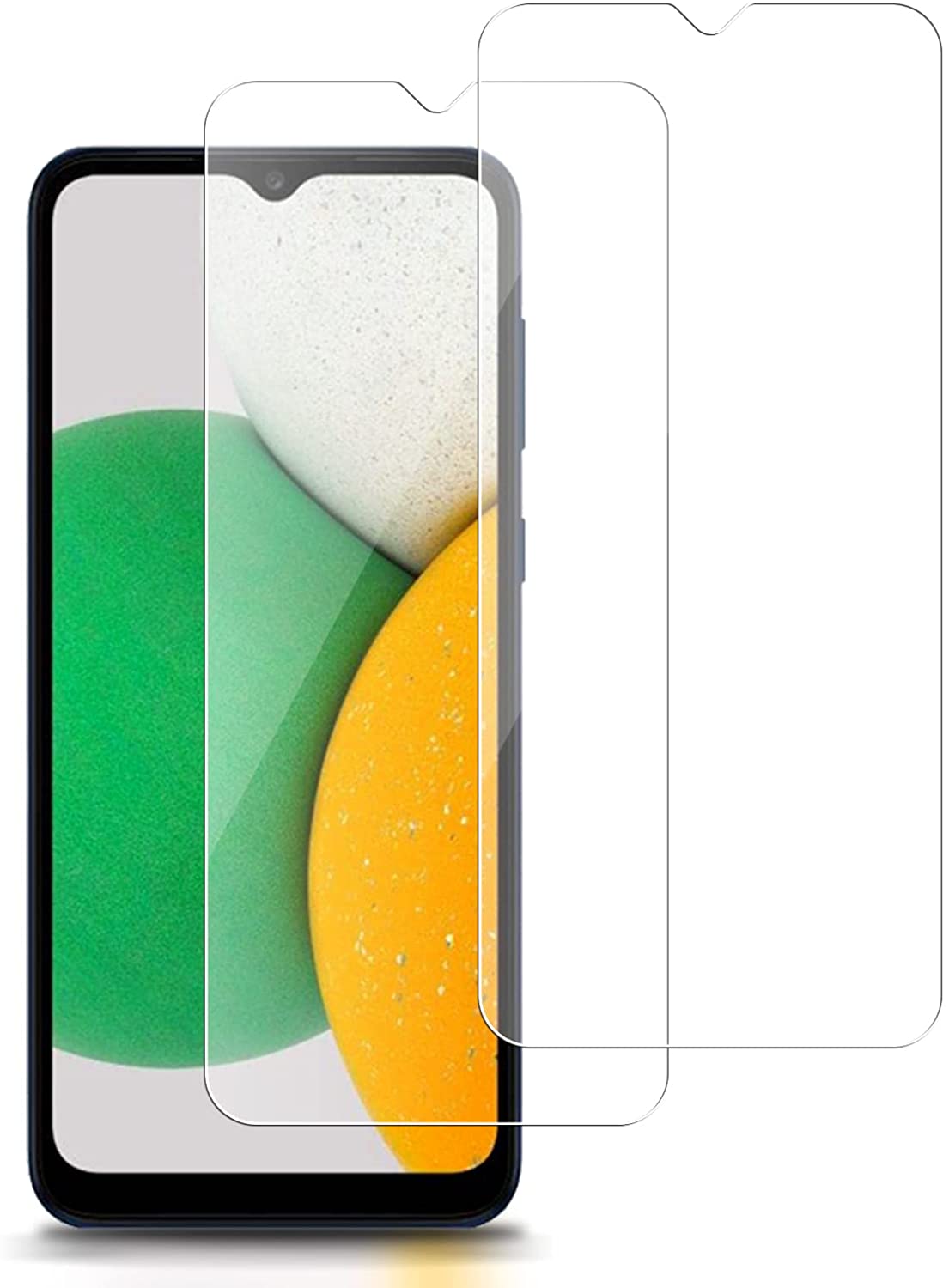 (Lot de 2) Protecteur d'écran en verre trempé pour Samsung Galaxy A03 Core