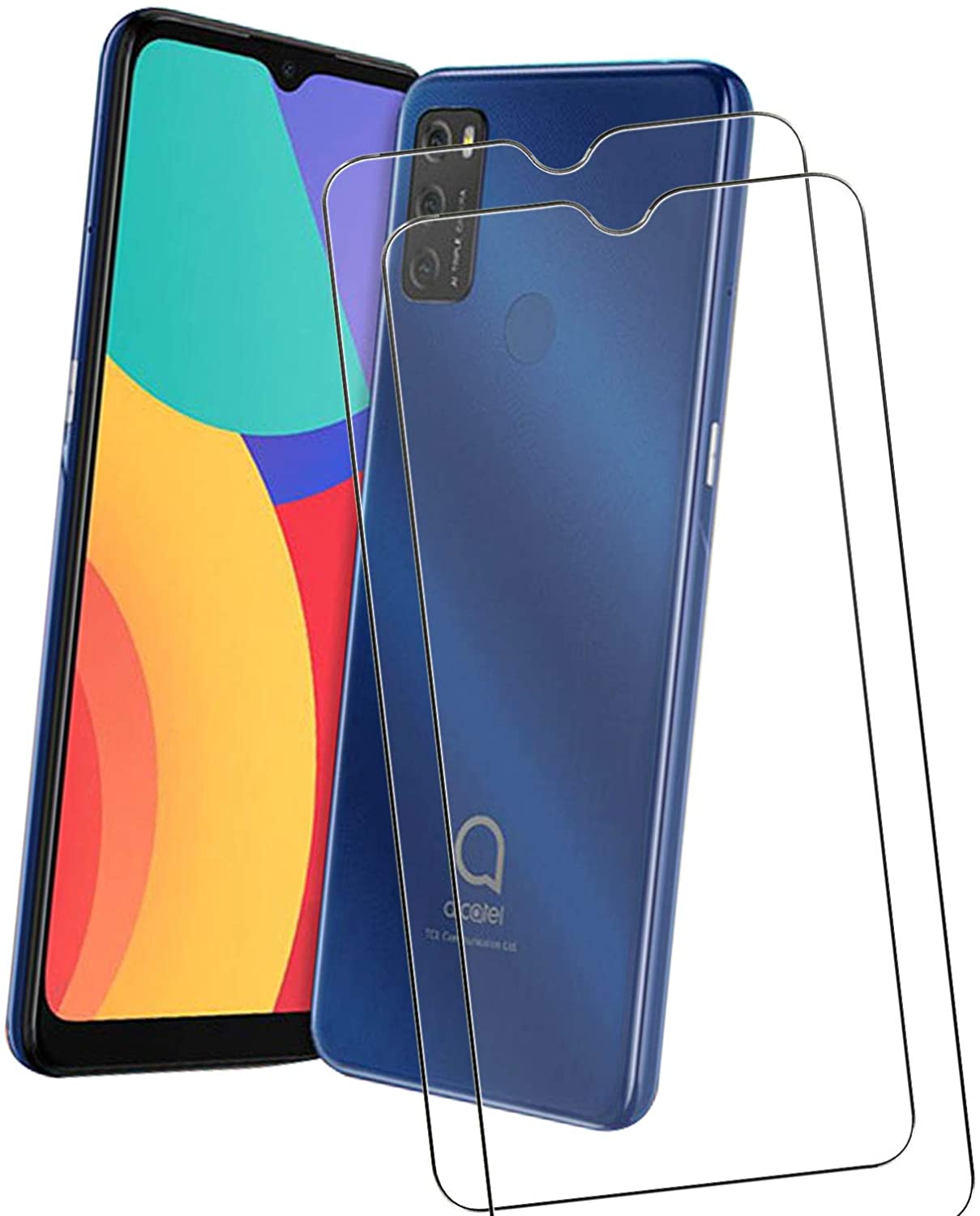 (Lot de 2) Protecteur d'écran en verre trempé pour ZTE Blade A7P