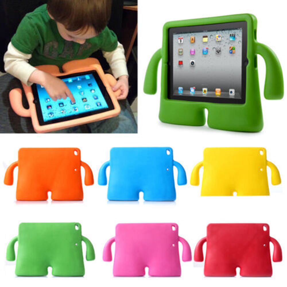 Coque en silicone pour enfants pour iPad 5 6 (5ème 6ème génération) / Air 1 2 (1ère 2ème génération) / Pro 9,7