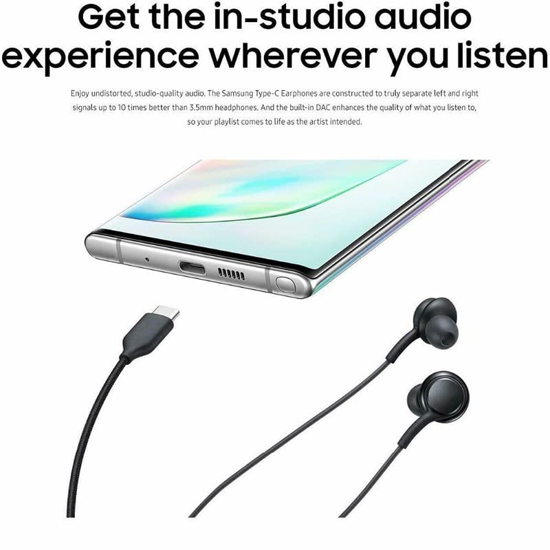 USB-C Wired in Ear Earphones Earbuds with Volume Buttons & Mic