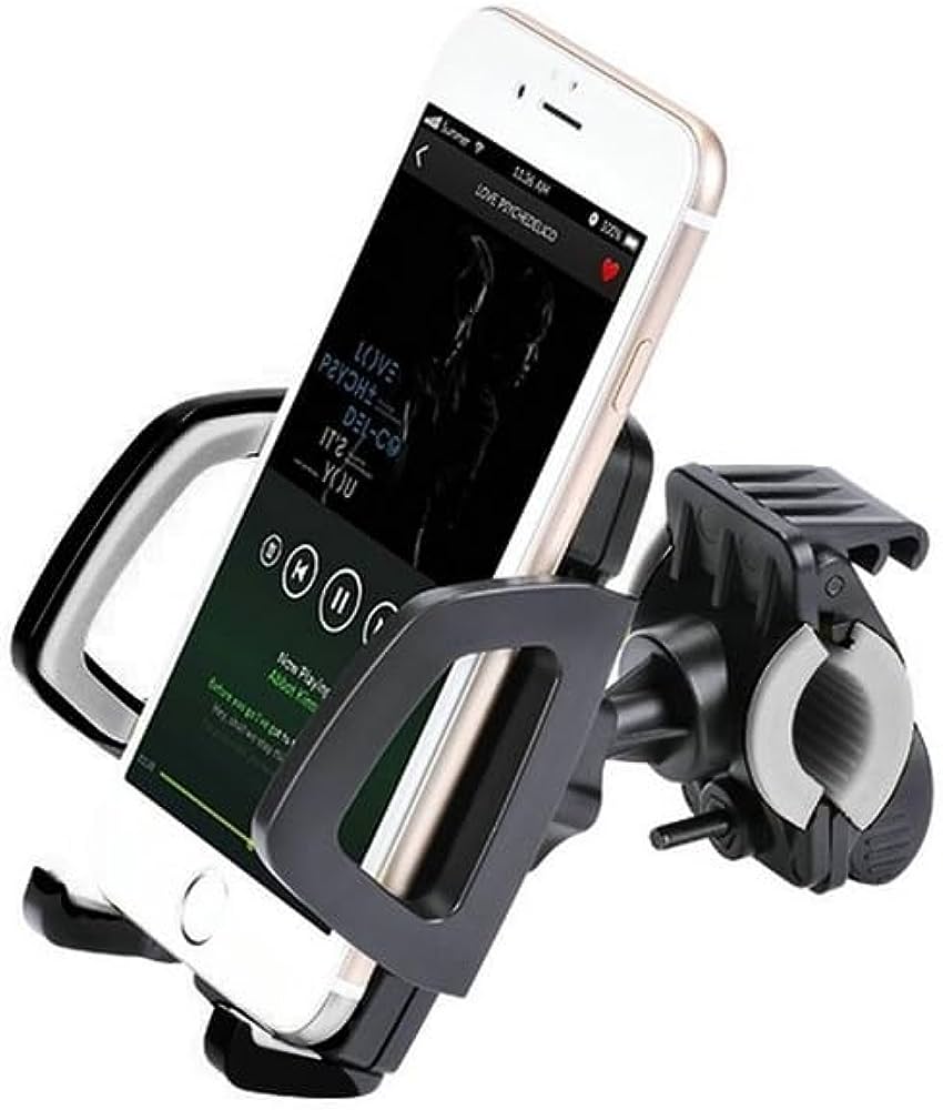 Support de téléphone portable à guidon réglable rotatif, pour moto, vélo, poussette