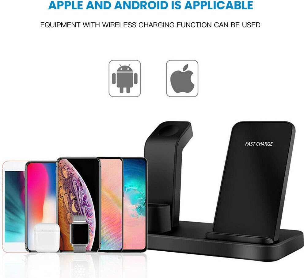 3 in 1 Magnetic Wireless Charger Dock Stand Station