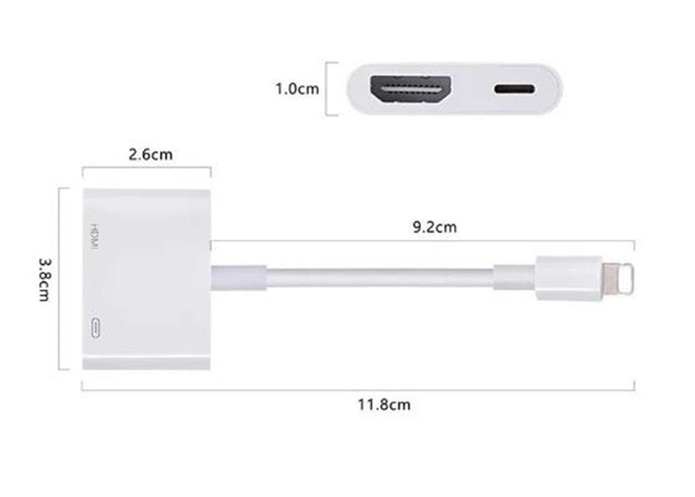 Câble de chargement adaptateur Lightning vers HDMI