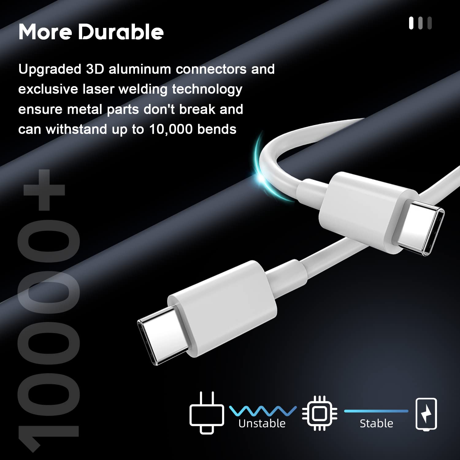 USB-C to USB-C Charging Data Cable