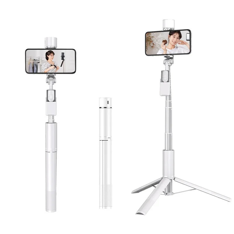 Wireless Bluetooth Extendable Tripod Selfie Stick Phone Holder Stand & Remote Control