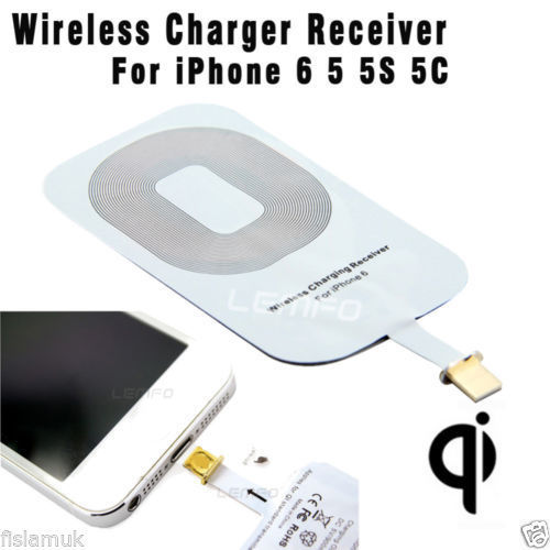 Qi Wireless Charging Receiver Pad (Lightning Port)