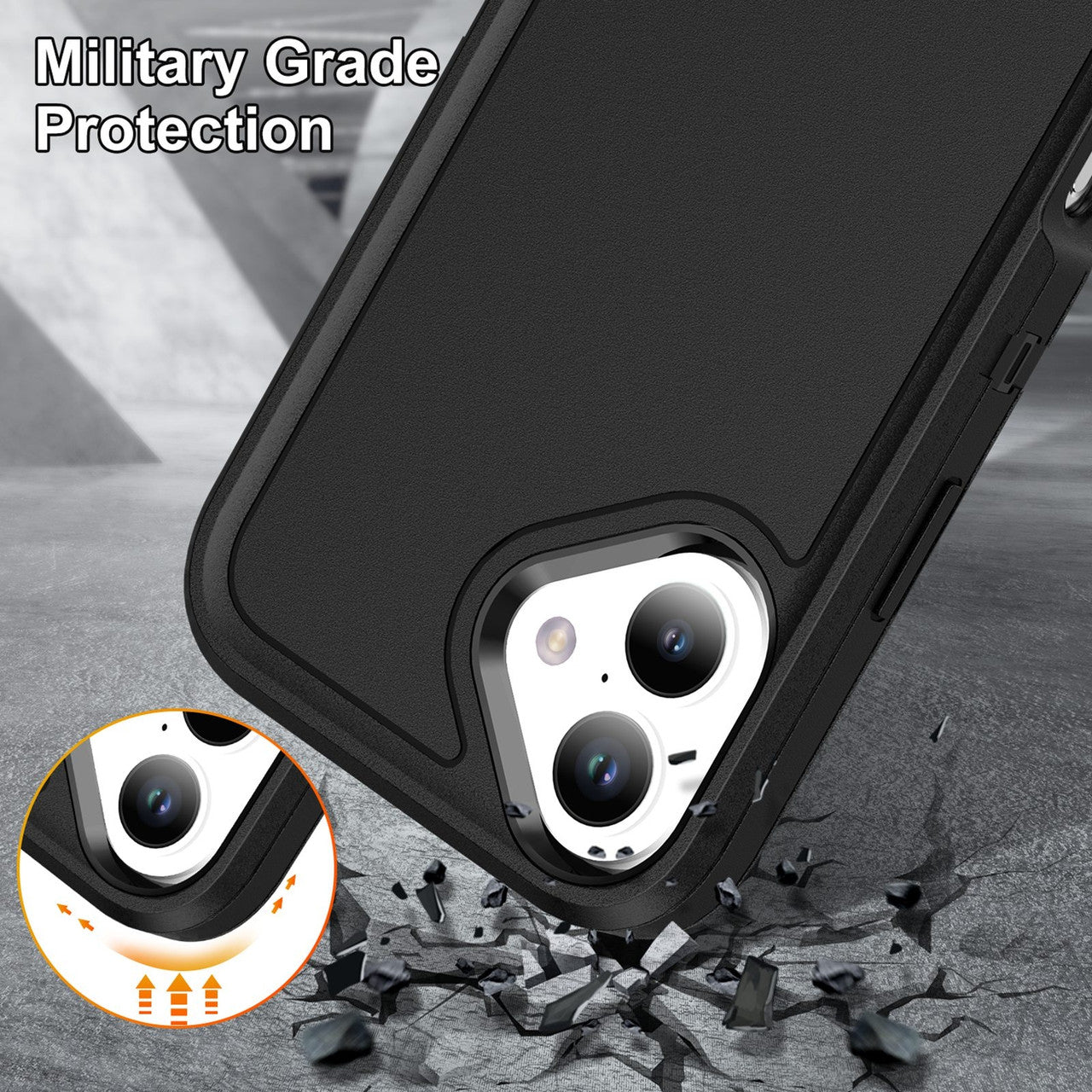 Shockproof Defender Case for iPhone 16