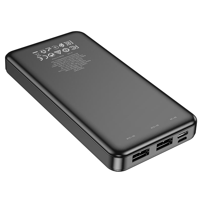 (10 000 mAh) Chargeur de batterie Micro USB + USB-C Banque d'alimentation portable