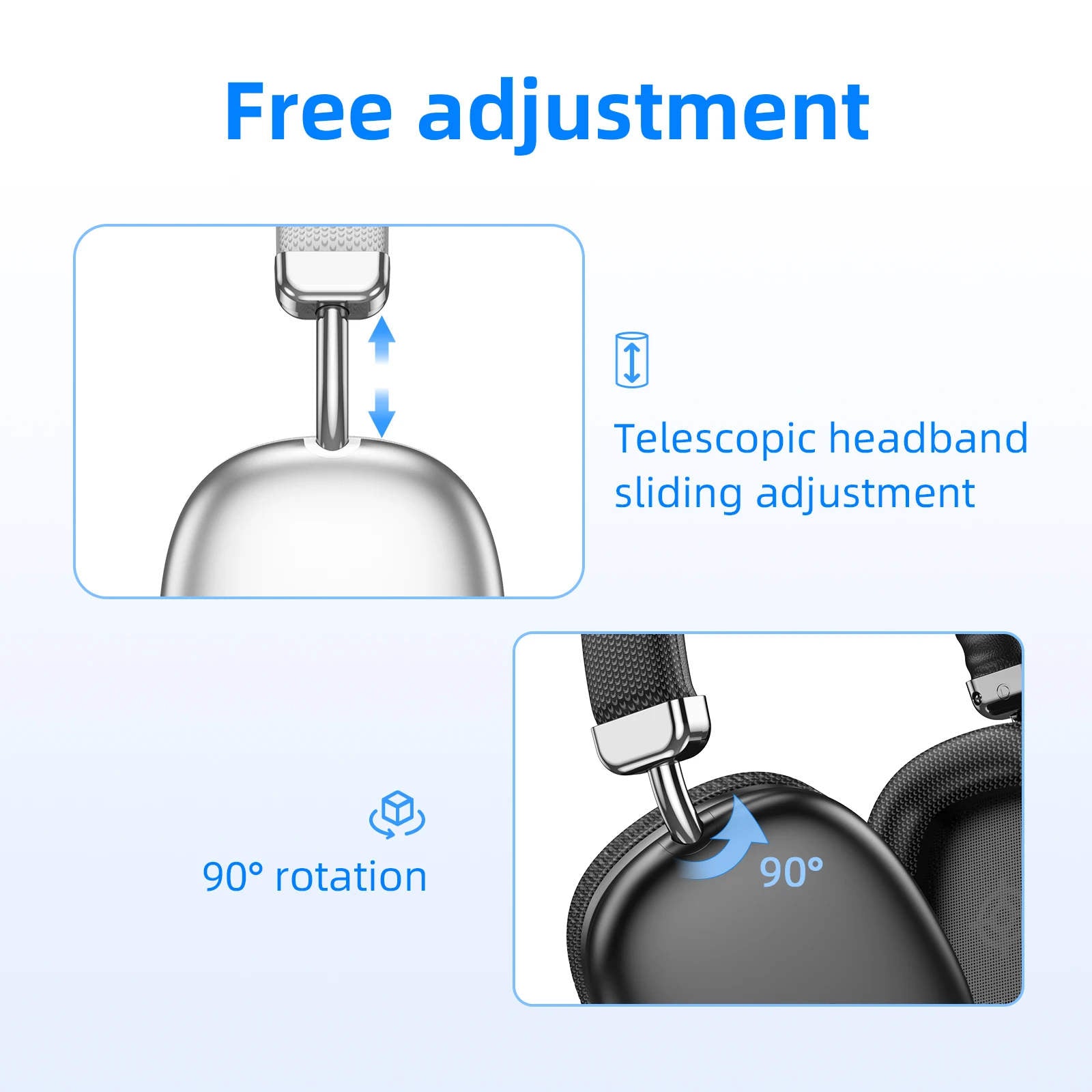 Bluetooth V5.3 Wireless / Wired Stereo Headphones Headsets with Mic