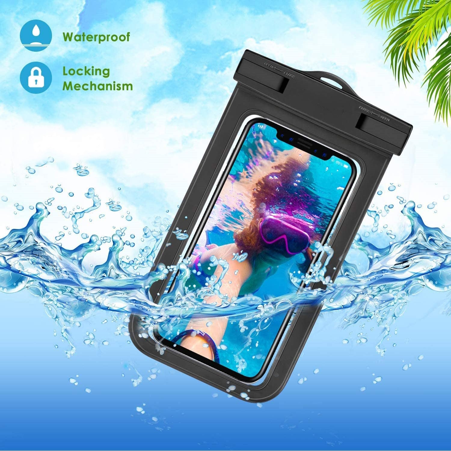 Waterproof Underwater Swim Dry Bag Pouch Case Cover for 4.7