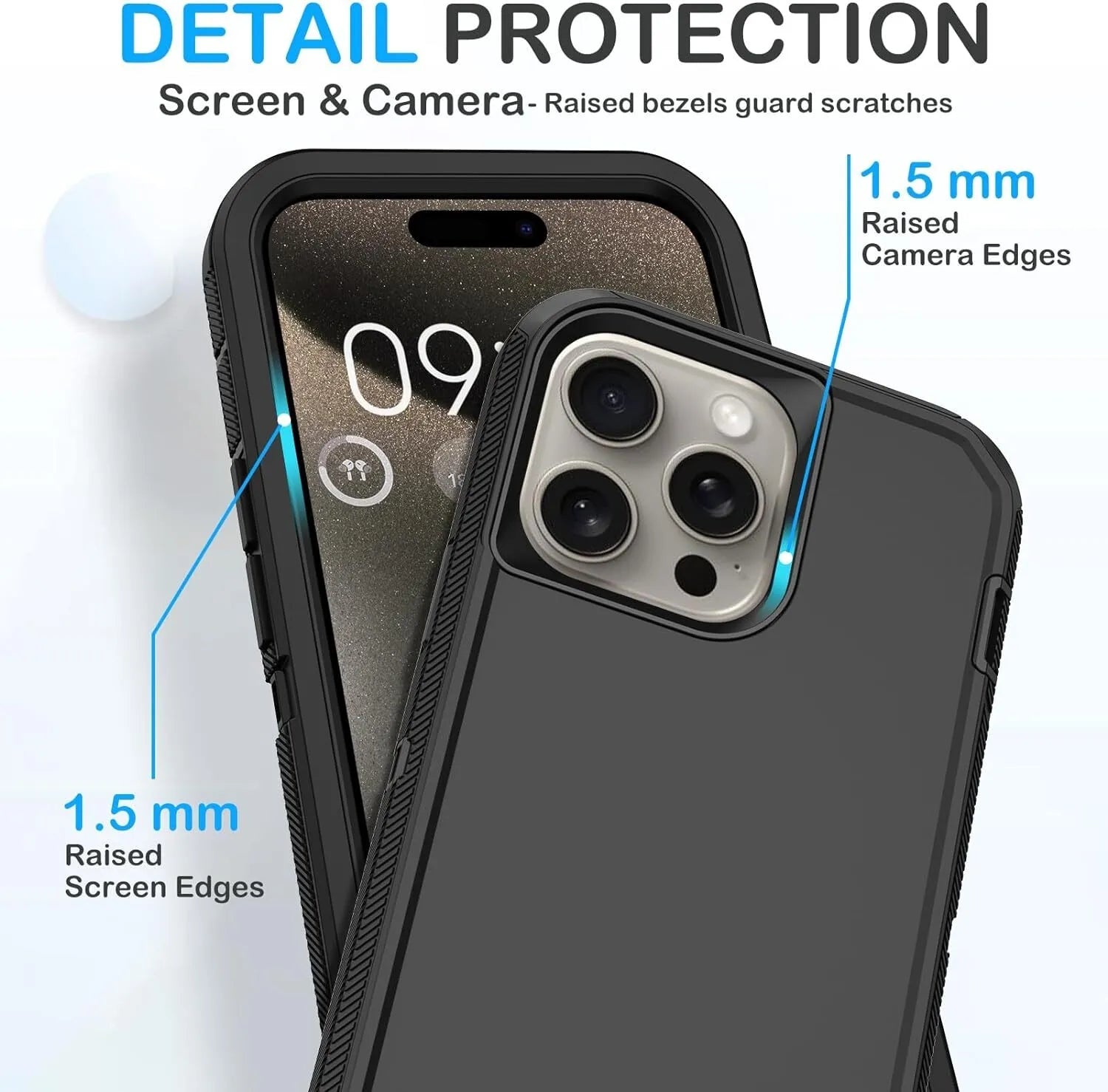 Shockproof Defender Case for iPhone 16 Pro Max