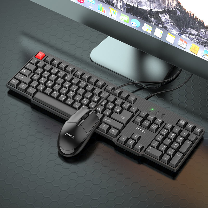 Wired USB Keyboard & Mouse Combo Set