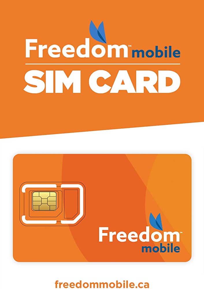 Freedom Mobile CANADA 4G LTE Prepaid Multi Sim Card