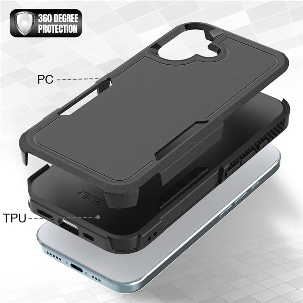 Slim Hybrid Case for iPhone 16 Plus