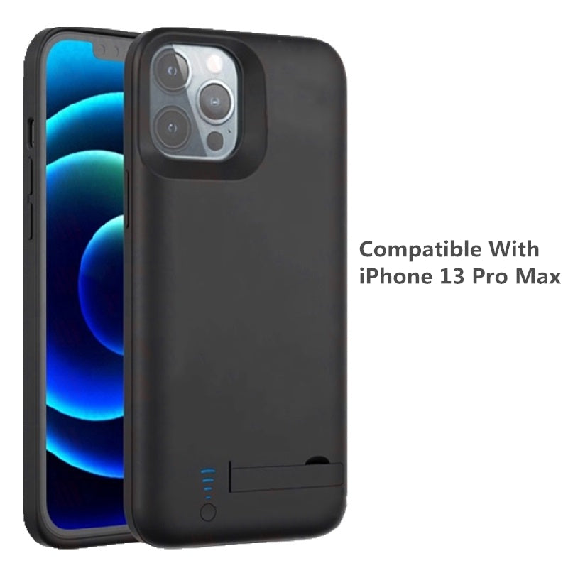 Battery Pack Power Bank Charger Case for iPhone 13 Pro Max