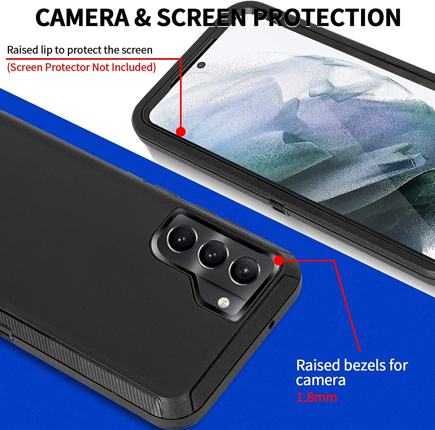 Shockproof Defender Case for Google Pixel 7A