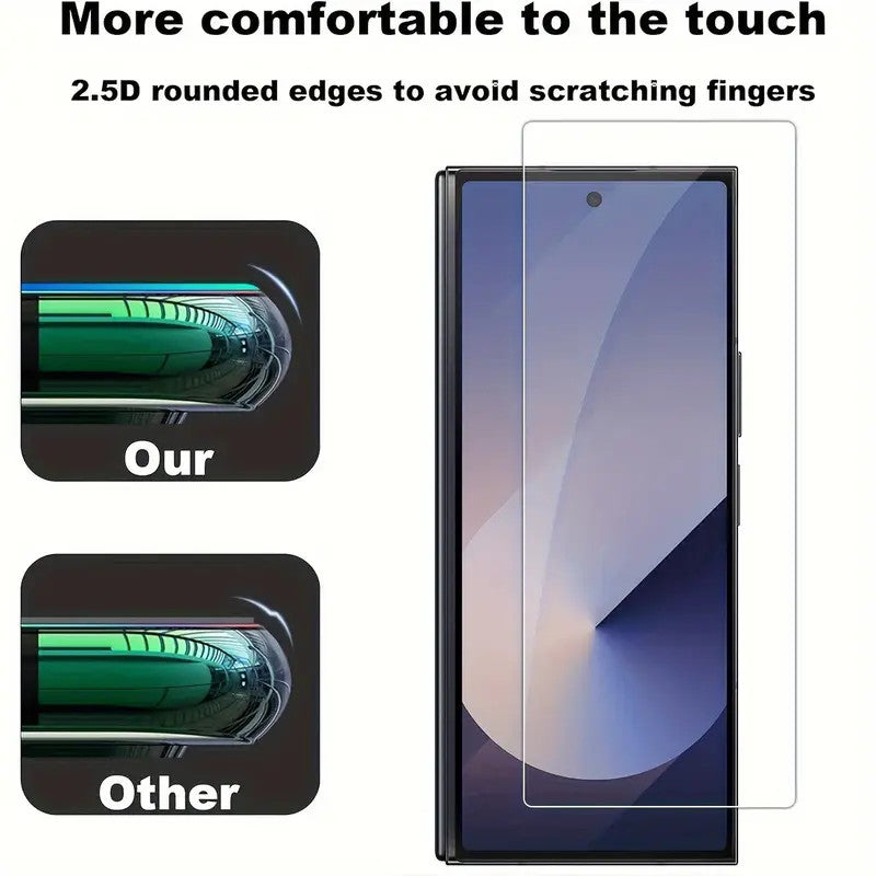 (2 Pack) Tempered Glass Screen Protector for Samsung Galaxy Z Fold 6 5G