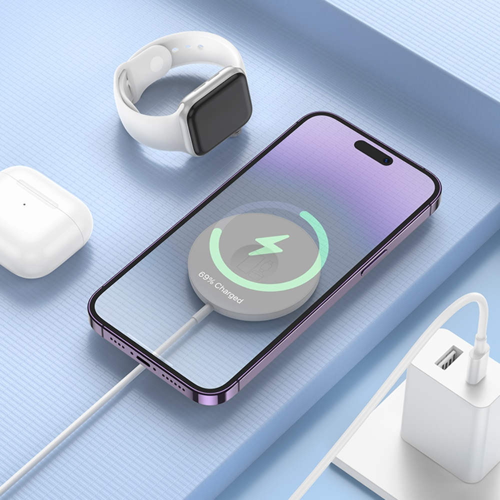 3 in 1 MagSafe Magnetic Fast Wireless Charger for iPhone AirPods Apple Watch