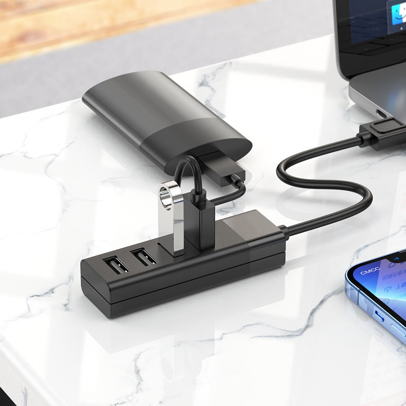 Adaptateur hub USB-A vers 4 ports USB-A