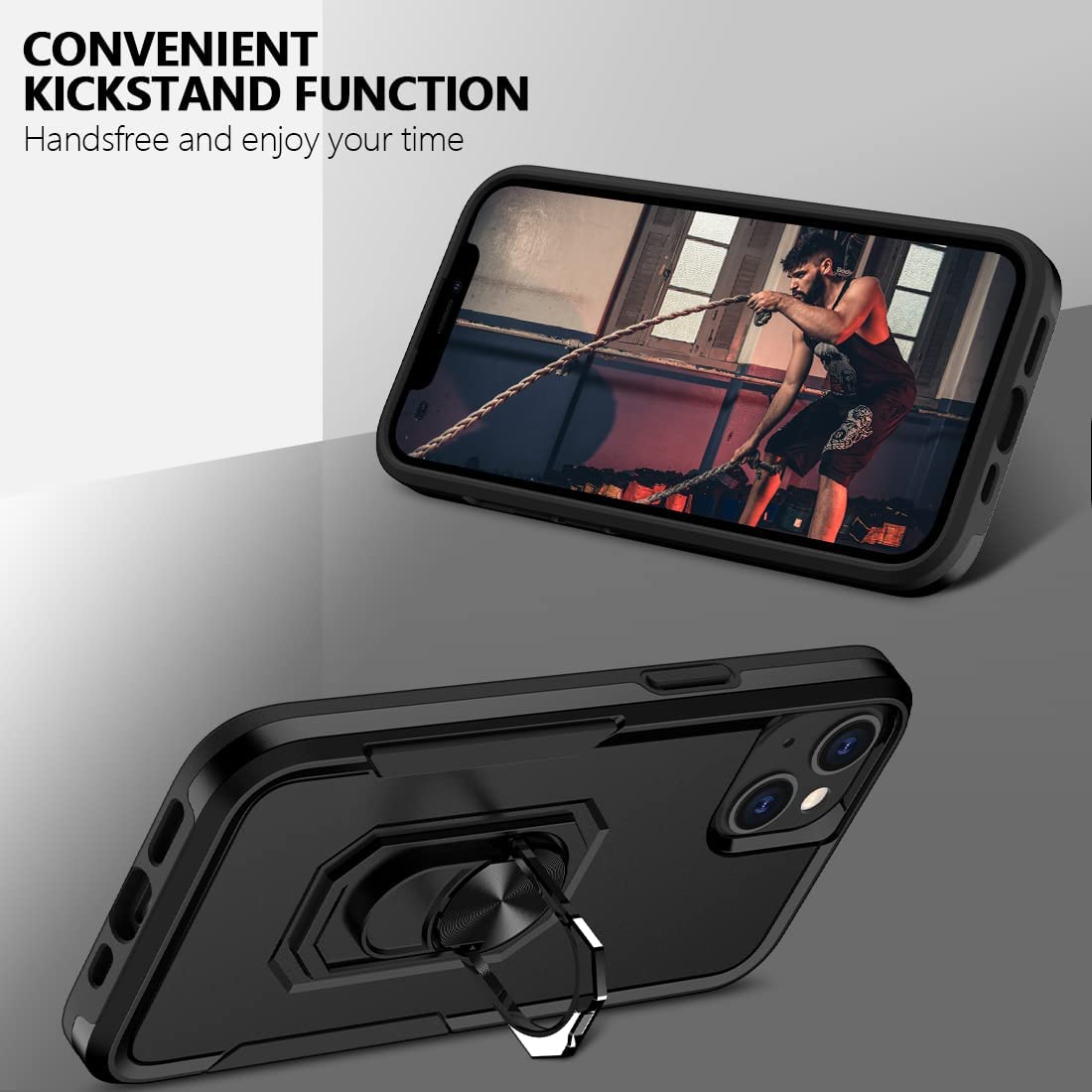 Heavy Duty Ring Case for iPhone 13