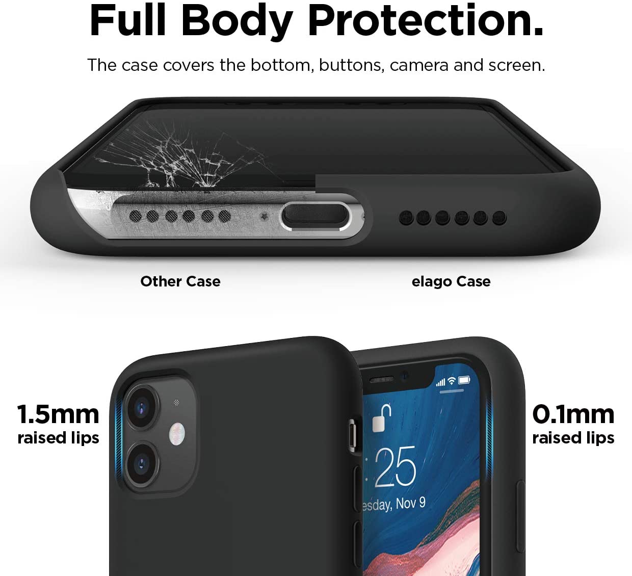 Liquid Silicone Case for iPhone 11