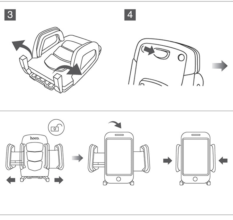 Support de téléphone portable à guidon réglable rotatif, pour moto, vélo, poussette