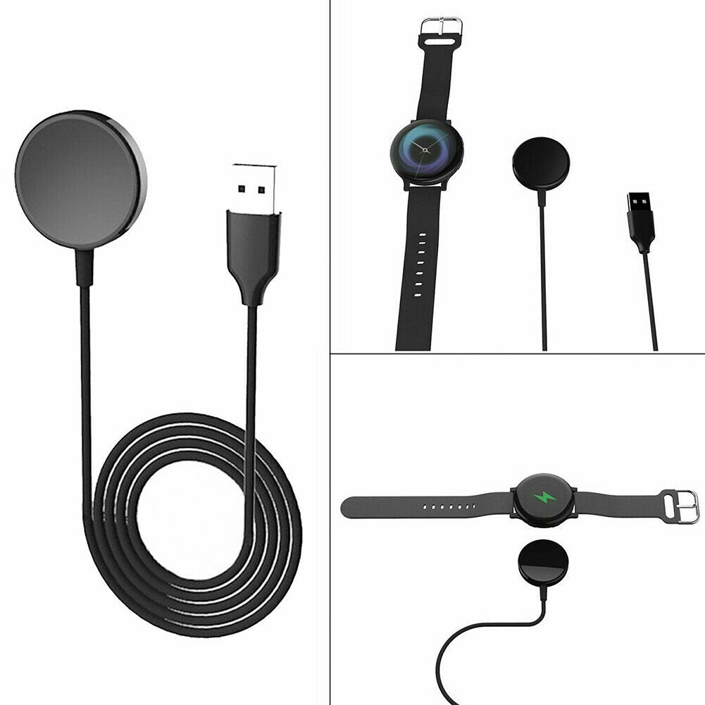 Wireless Magnetic Charger Charging Cable for Samsung Galaxy Watch Active 1 2