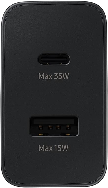 Adaptateur de voyage de chargeur de prise murale d'alimentation de charge rapide USB-C à double Ports 35W