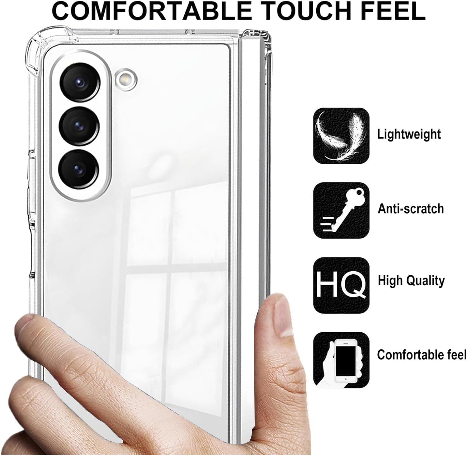 Coque en TPU souple pour Samsung Galaxy Z Fold 6 5G