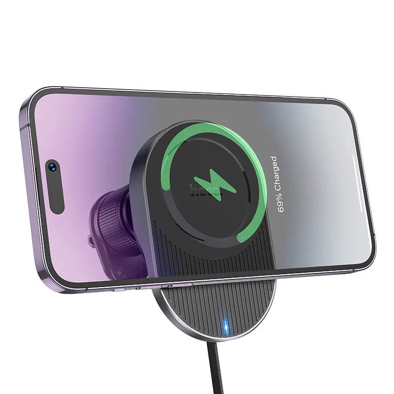 Magnetic Magsafe Wireless Charger Air Vent Outlet Mount Car Cell Phone Holder