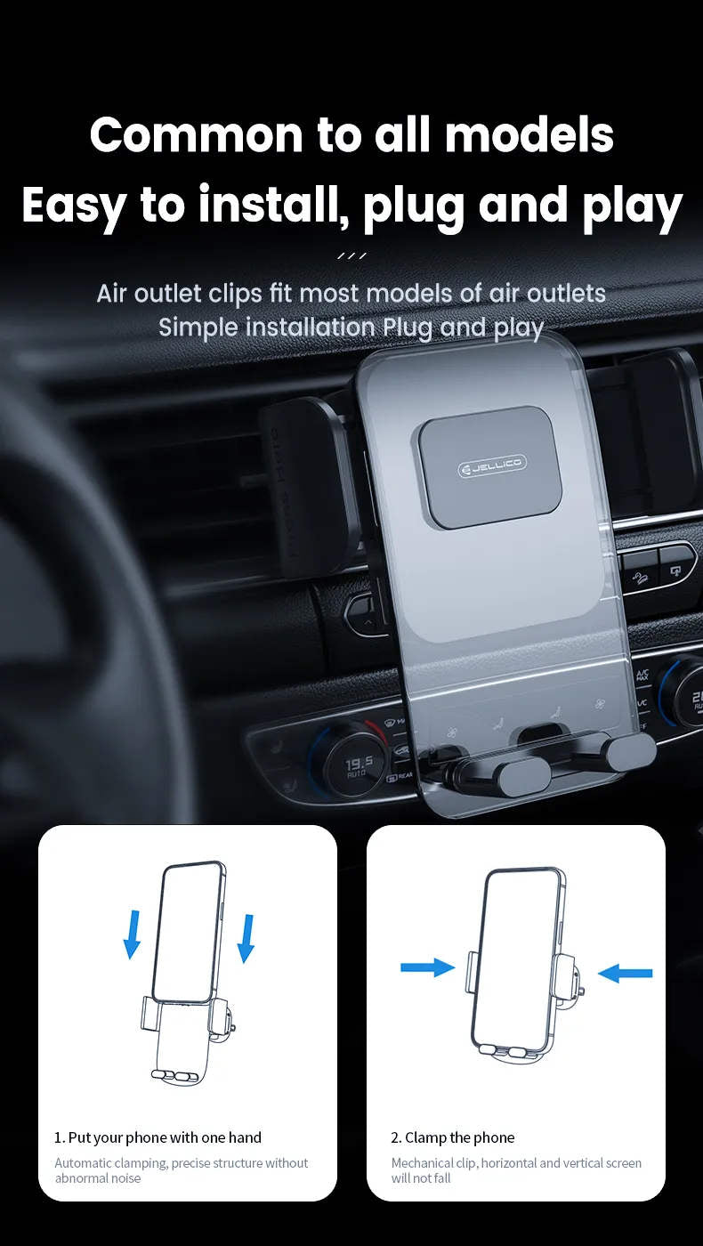 Rotatable Air Vent Outlet Clip Car Cell Phone Mount Holder