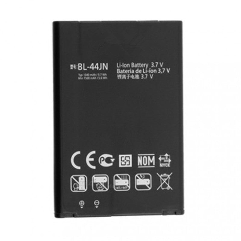 Replacement Battery for LG Optimus L1 (E420) / L3 (E400) / L5 (E610) / Hub (VS700) / Black (P970), BL-44JN